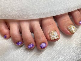 Foot..親指アート&ワンカラー