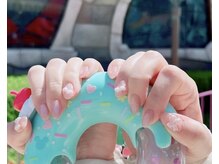 コンサート(Concert)/ピンクグリッターネイル