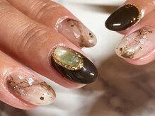 サロンドフォーエイチ(salon de 4H)/上品大理石ネイル