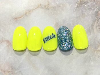 ビーナスベルト シブヤ(VENUS BELT SHIBUYA)/ネオン×ラメネイル