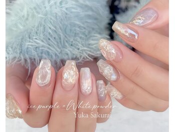 ユーティーネイル(Youty Nail)の写真/≪TOPクラスの高技術≫きらきら×つやつやの大人可愛いDesignなど☆*。　感度抜群の可愛いネイルが充実♪