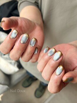 ネイル ドゥ 岡山駅前店(Nail Doux)/マグネットネイル