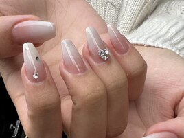 白グラデーション