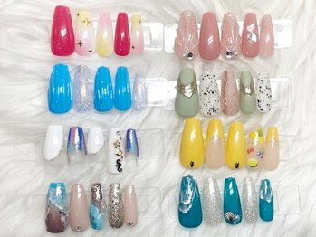 リールエム 堺東店(Riru_M)の写真/ハンド定額Artコース¥6050♪月替わりで楽しめる最旬トレンドのサンプル8種類をご用意☆カラー変更OK！