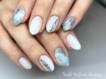 ライズ 本町店(Raize)/大理石ネイル/ホワイトネイル