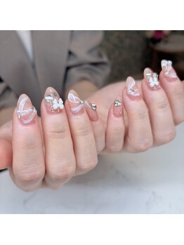 エンズネイル(O’s nail)/リボンネイル