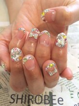 トータルサロン 白べぇーっ プラス/キラキラネイル！