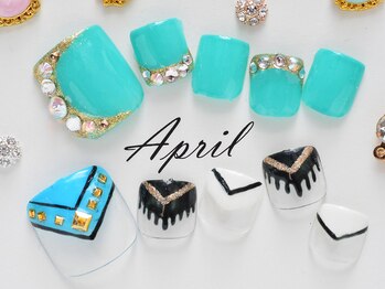 エイプリルプラス(April plus)/個性派×フェザー　ツイード