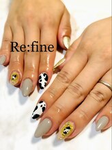 リファイン(Re:fine)/ジェル4本アート付け放題