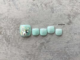 【Foot】　ミントグリーン