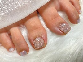 Foot..親指アート&ワンカラー