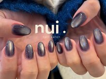 ヌイ 下北沢(nui.)/ネイビー　マグネット