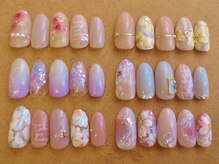 ネイルサロン ピウ(Nail Salon Piu)の雰囲気（大人可愛いサンプルが豊富です。お好きにアレンジもＯＫ！）