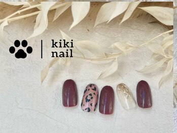 キキネイル 二子玉川(kikinail)/11.12月定額A/レオパードネイル