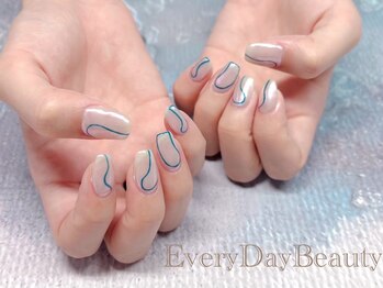 エブリデイビューティ 池袋店(EveryDay Beauty)/ミラーニュアンスアート