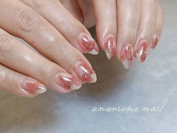 アネモネネイル(anemone nail)/【定額】ニュアンス　シンプル