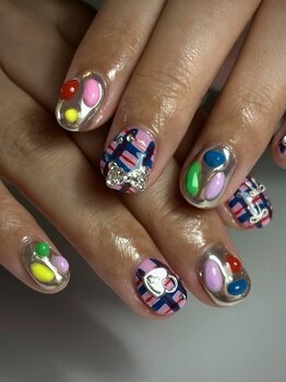個性派ネイル
