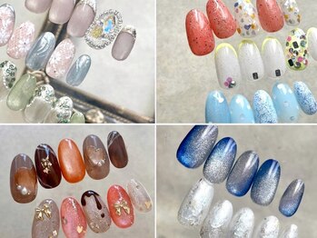 チャーム(char.μ)の写真/初めての方歓迎♪持ち込みデザイン対応◎定額カラー変更無料！理想のネイルをご提案♪
