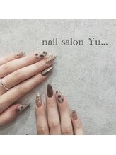 ネイルサロン ユー(Yu...)/ふんわりヒョウ柄nail