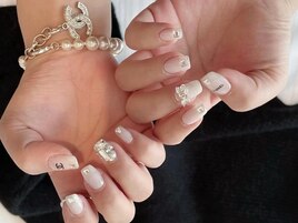 囲みフレンチネイル ¥8000