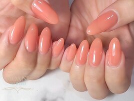 ナチュラルロングネイル