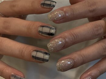 アイネイルズ 天神今泉店(I-nails)/【kie.h】個性派インクチェック