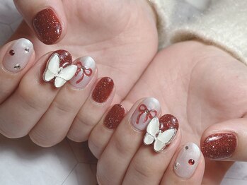 シキナ(shikina)/リボン　蝶々　成人式