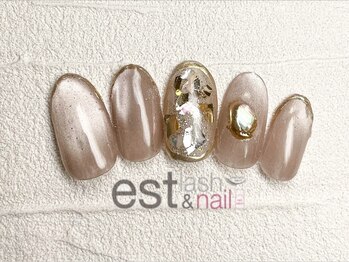 エストラッシュアンドネイル 銀座店(est lash&nail)/マグネットシェルネイル