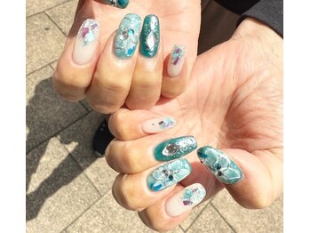 リールエム 堺東店(Riru_M)の写真/インスタ・画像の持ち込みOK★他店オフ込付け放題¥7700～♪マグネットやミラー、ニュアンスもお任せ下さい!