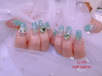 ユミ(U mi)/チップ長さ出し> アートやり放題