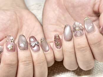 ティー クリア ネイルアンドアイラッシュ 中島店(T.Clear Nail & Eyelash)/フラワーネイル