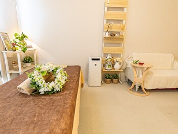 ユーストマ(Eustoma)の写真/周りの目を気にせず、深い癒やしをあなたに。個室のプライベート空間で、心と身体を整えます♪