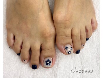 ネイルサロン チュシャ(cheshie)/フットジェルのお仕上げです