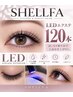 【10月限定】高持続★LEDフラットラッシュ 120本 ¥6,370