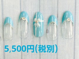 ティファニー風ネイル