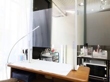 アンドダブル(and W)/飛沫ガード設置しております