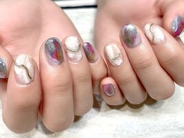 ニュアンスネイル×うねうね