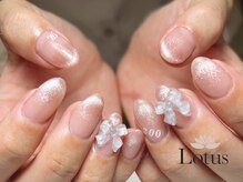 ロータス ネイルアンドアイラッシュ(Lotus)/マグネットフレンチネイル