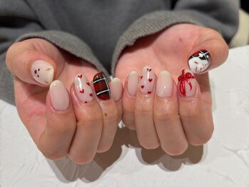 ワールド ビューティ ヴィヴァルト 宝塚店(WORLD BEAUTY VIVALTO)/クリスマスネイル