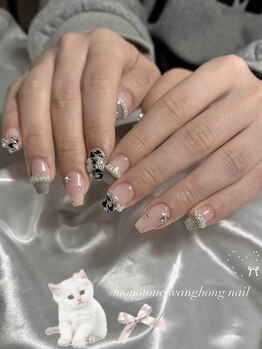 ルルシアン 代々木(luluchien)/千鳥ワンホンネイル♪