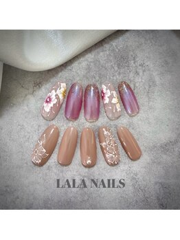 ララネイルズ(LALA NAILS)/定額アートコース ¥6,899