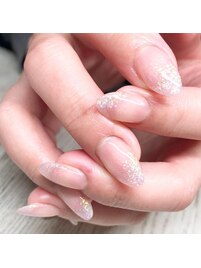 ラメグラデーション