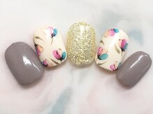ネイルズガッシュ 蒲田東口店(NAILsGUSH)/アンティーク・フラワー♪