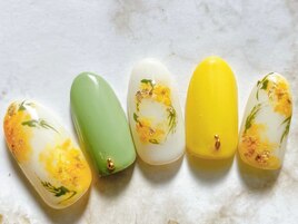 ミモザネイル♪