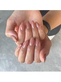 艶々ピンクベージュ