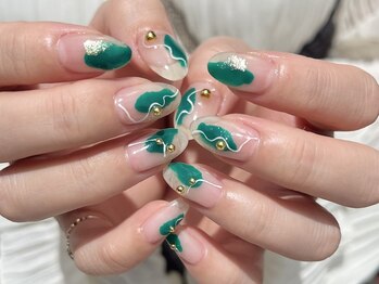 グロウ ネイル(GLOW×NAIL)/Art by NAOKO