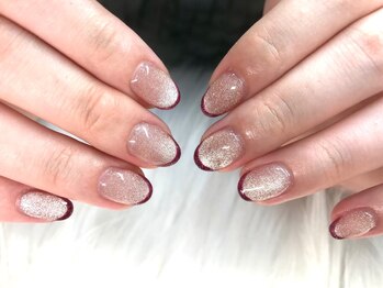 ヘブン ネイル 鶯谷(HEAVEN Nail)/ボルドーフレンチ