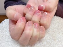 エムネイル(M Nail)/変形バルーンフレンチ