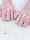 ちゅるんネイル　水光ネイル