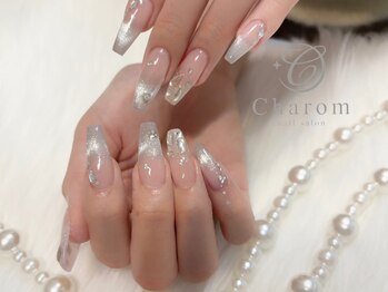 チャロム(Charom)の写真/新規&4週間以内オフ無料【アレンジ自由★持込OK◎110分アートし放題+長さ出し】可愛いが溢れ出す♪